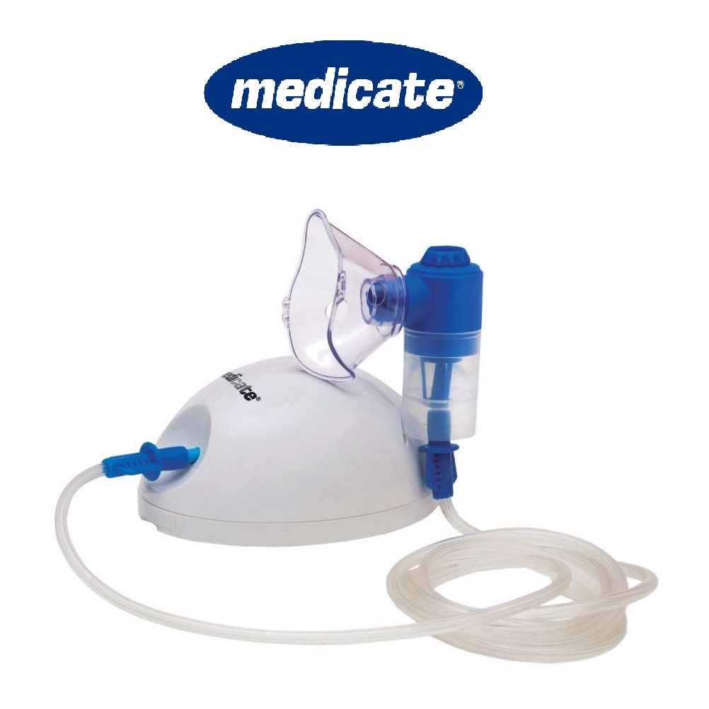 Inalador Nebulizador Portátil Aerosol Uso Adulto e Intantil Air Comp MD 1500