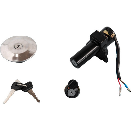 Conjunto Trava Chave Ignição Factor 125 Xtz 125 3pçs 1°linha