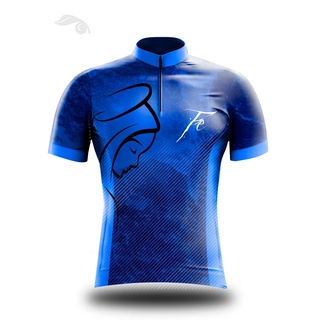 Camisa, Camiseta, Roupa Ciclismo LV Nossa Senhora FÉ personalizada UV 50