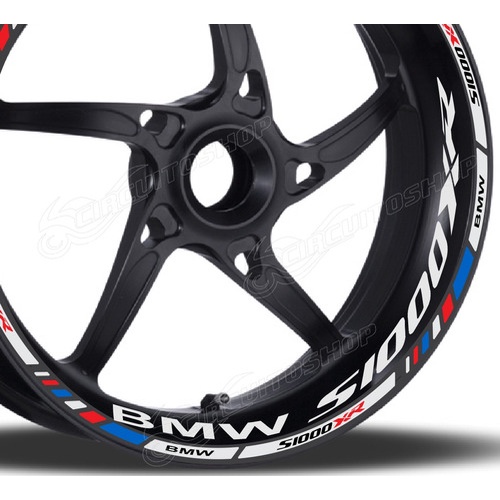 Friso + Adesivo Interno Refletivo M1 Roda Moto Bmw S 1000 Xr