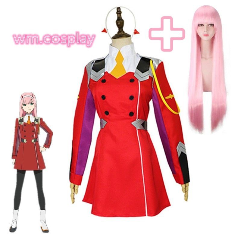 Cosplay Zero Two. Uniforme e/ou Peruca, Anime Darling in the Franxx