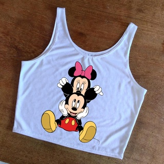 Cropped da Minnie e do Mickey - Feminina