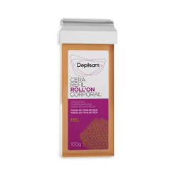 Cera Refil Roll-On Corporal Depilsam Mel 100G