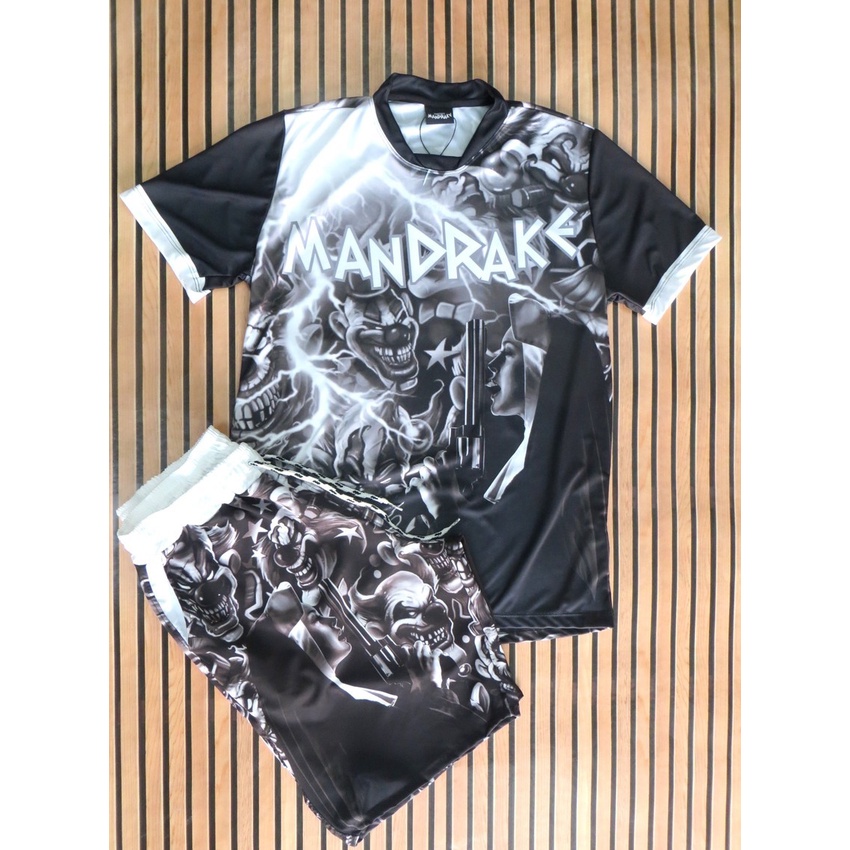 Kit Império Mandrake Cria de Quebrada Favela Camiseta+bermuda Cod 34