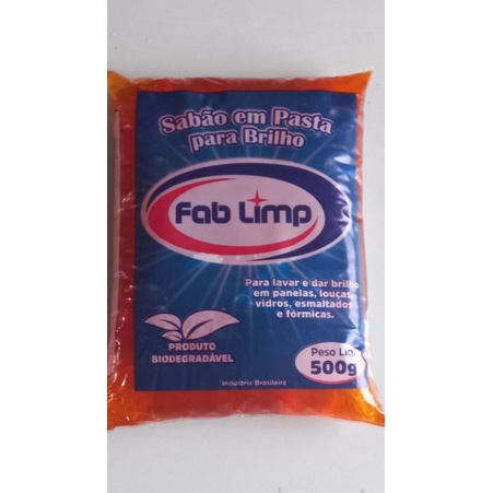 10 pasta de brilho 500gramas pará lavar louça