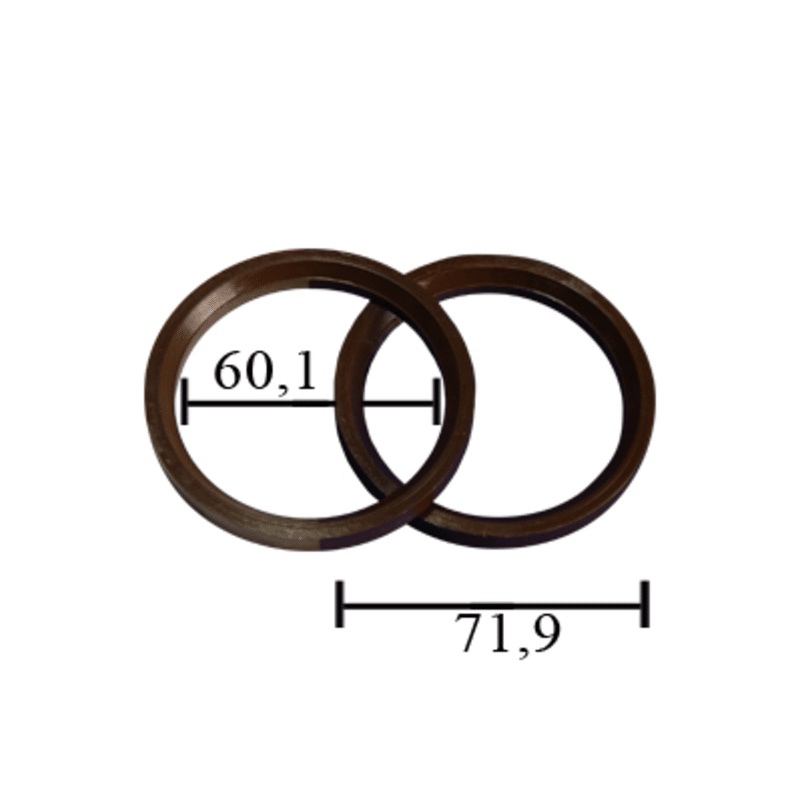 ANEL CENTRALIZADOR DE RODA MARRON RENAULT BINNO 71,9 X 60,1 (100036)