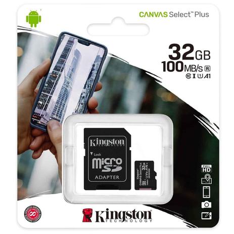 Cartão de Memória Kingston Micro SD Select Plus 32GB