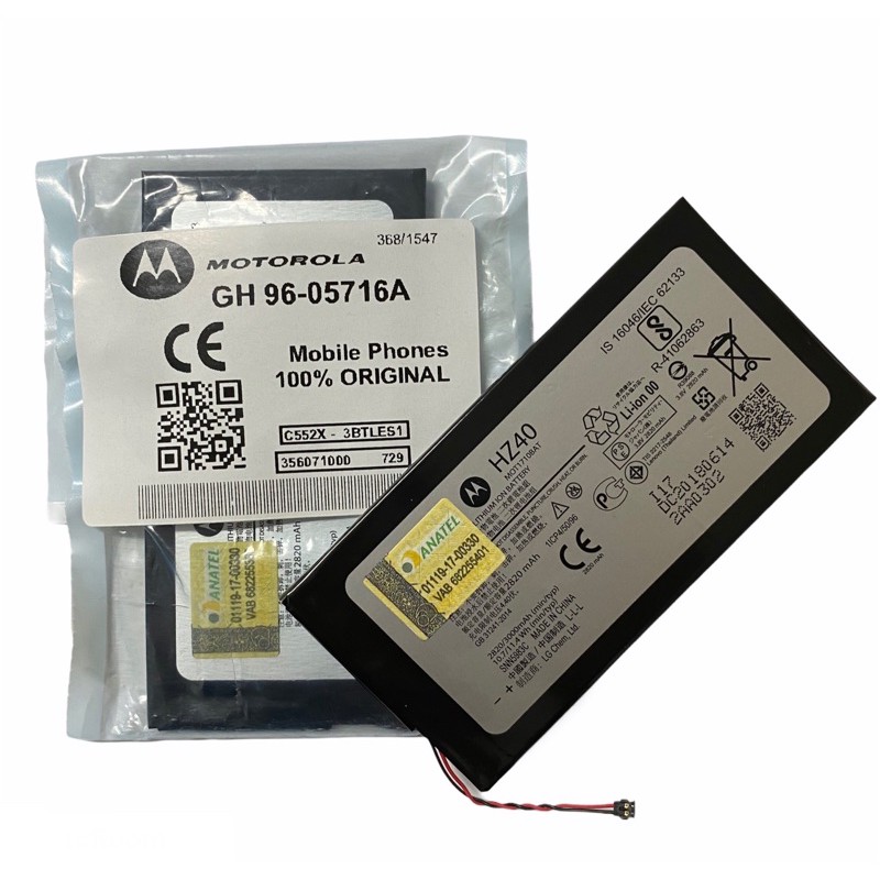 Bateria Interna Moto Z2 Play Hz40 Autorizada Motorola