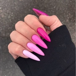 Kit com 5 esmaltes em gel tons de rosa