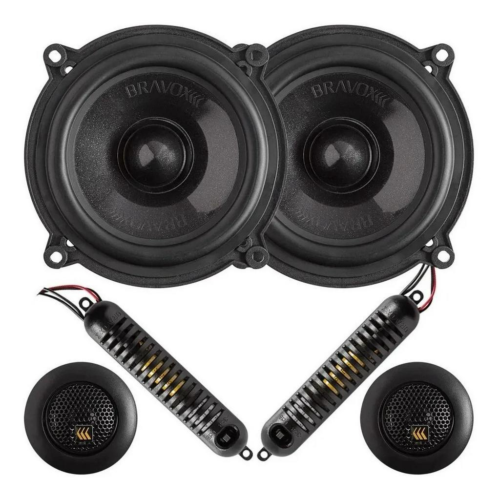 Alto Falante Bravox Cs50bk 5 Polegadas 260w 2 Vias em Oferta na Shopee