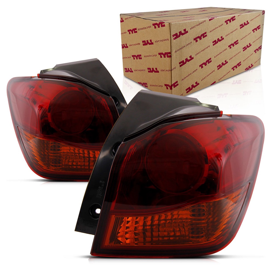 Par Lanterna Asx 2016 2017 2018 2019 2020 Canto Led Vermelho Escuro