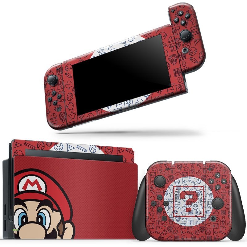 Skin Adesivo Protetor para Nintendo Switch Super Mario b2