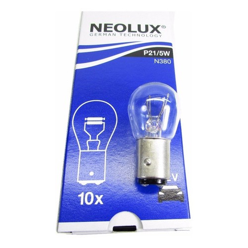 2 LAMP LAMPADE PHILIPS PR21/5W 12V 5/21W COL. ROSSO LUCE STOP - Foto 4