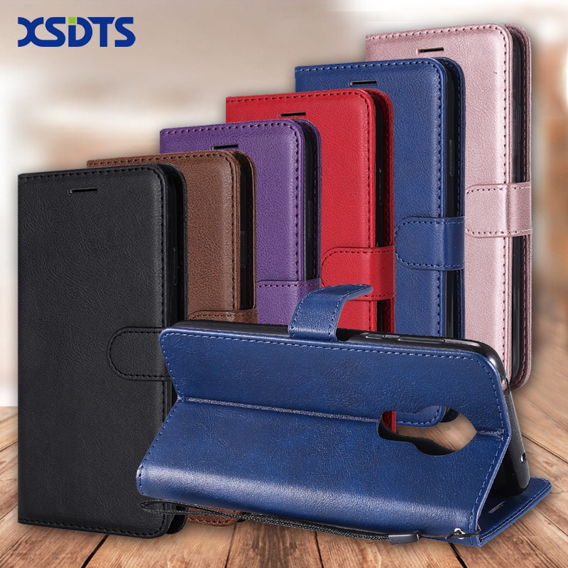 Capa Carteira De Couro PU Para Motorola Moto G7/G6 Play/G6/G7 Plus