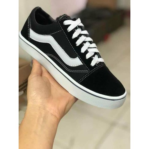 tenis vans old skool feminino preto