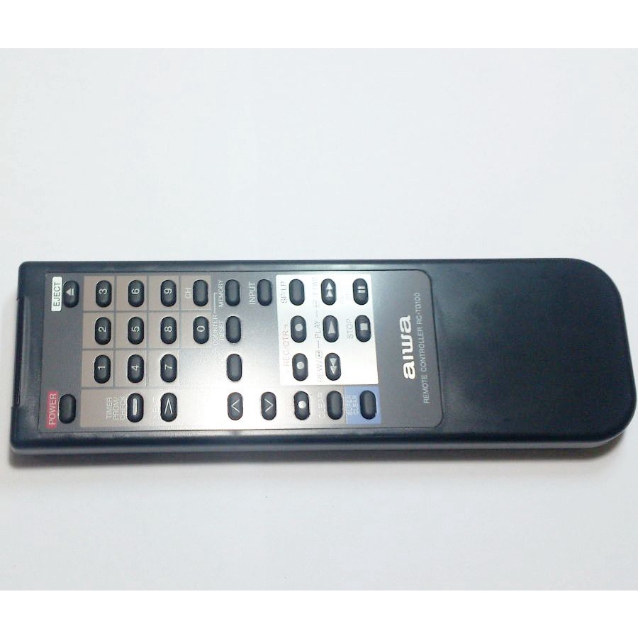 Controle Remoto original Vídeo Cassete Aiwa antigo modelo RC-TG100