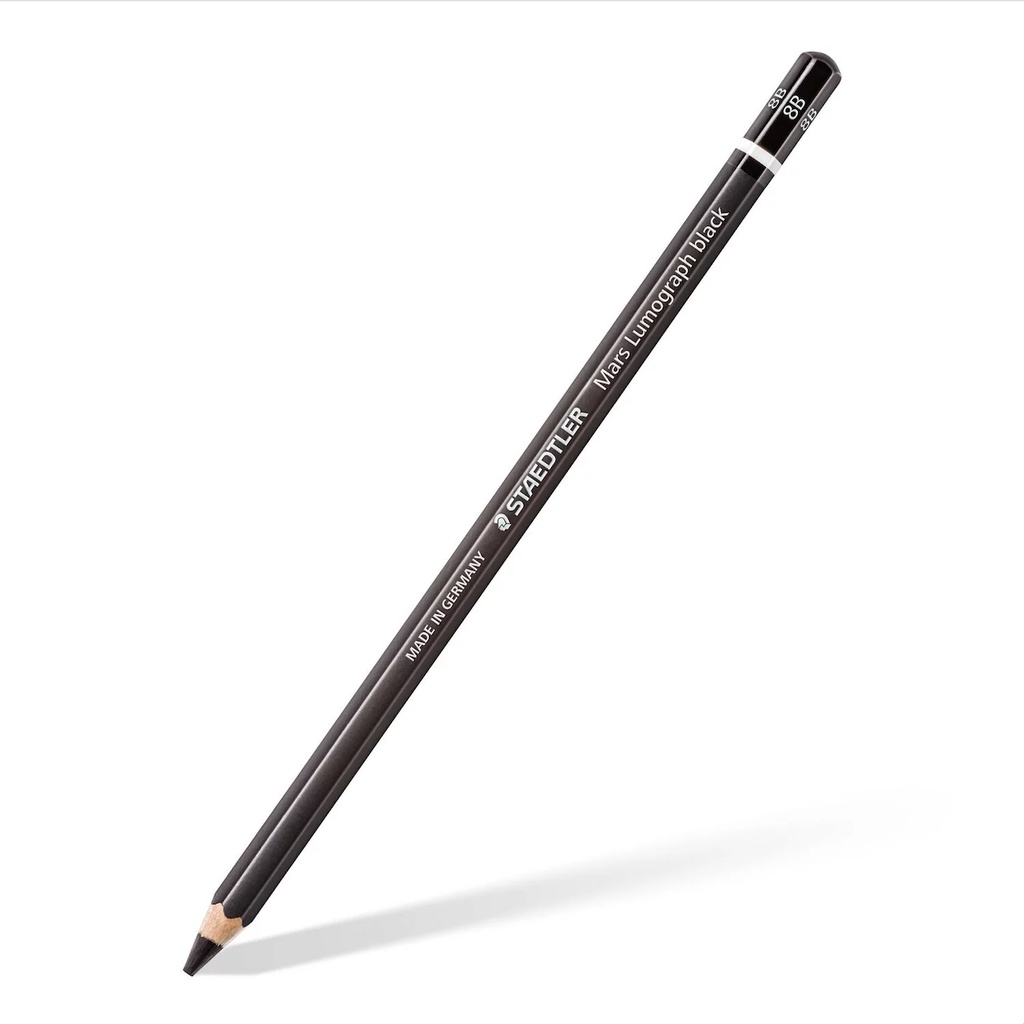 Lapis Graduado Staedtler Lumograph Black 8b em Oferta na Shopee