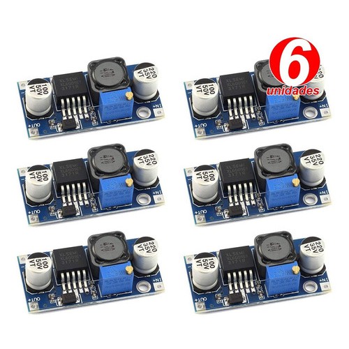 06 - Regulador Tensão Dcdc Step Up Booster Xl6009 4a