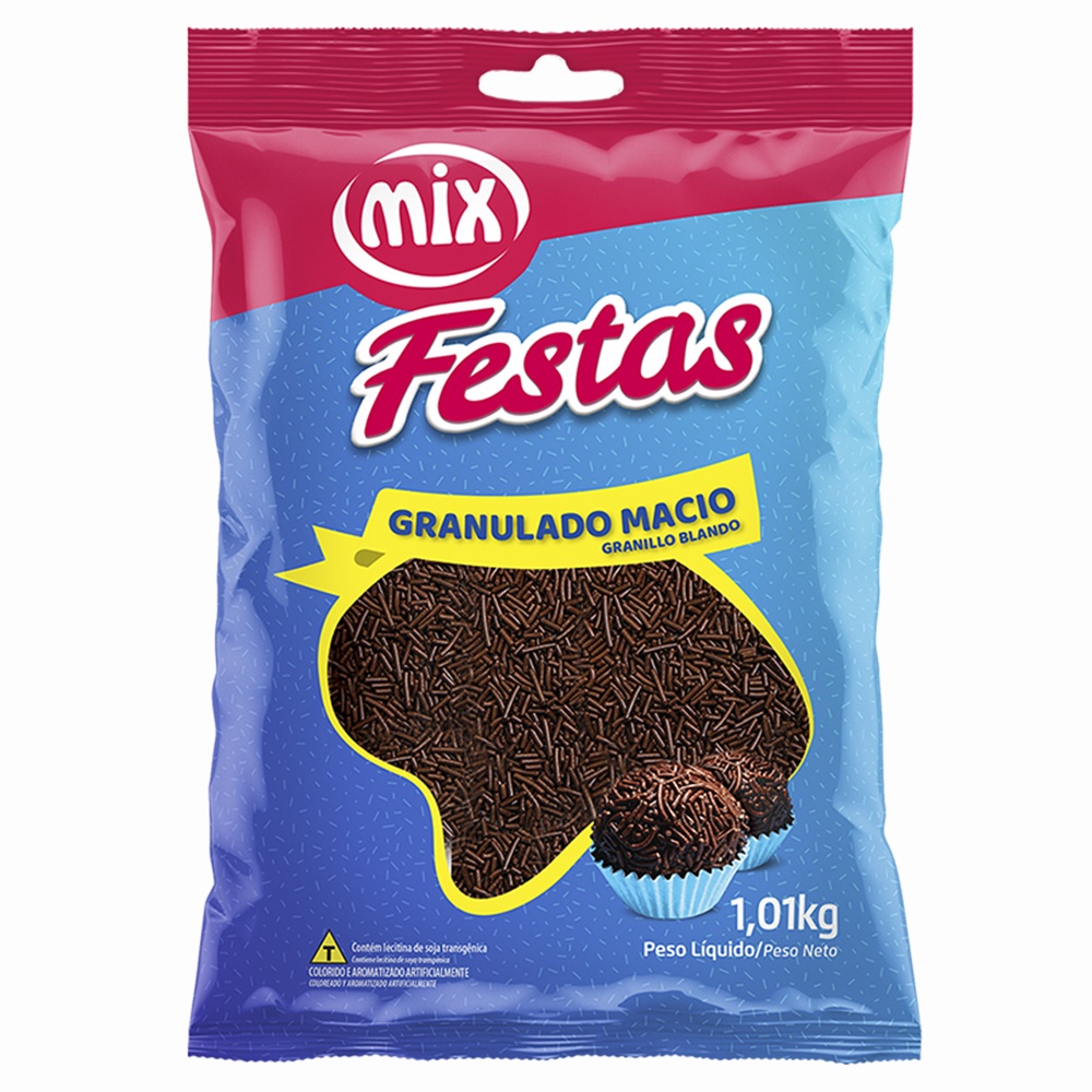Granulado Macio 1,01g Mix Brigadeiro Chocolate