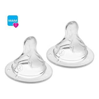 Bico Mamadeira X MAM 6+m - FLUXO SUPER RAPIDO c/2 uni em Oferta na Shopee