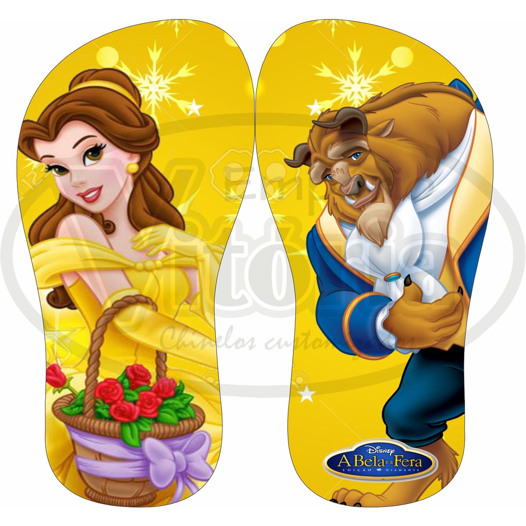 Chinelo Bela e Fera