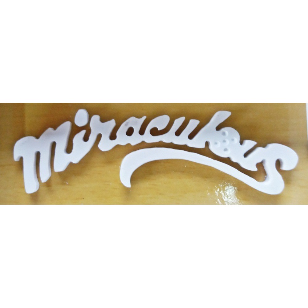 Molde De Silicone Logo Miraculous