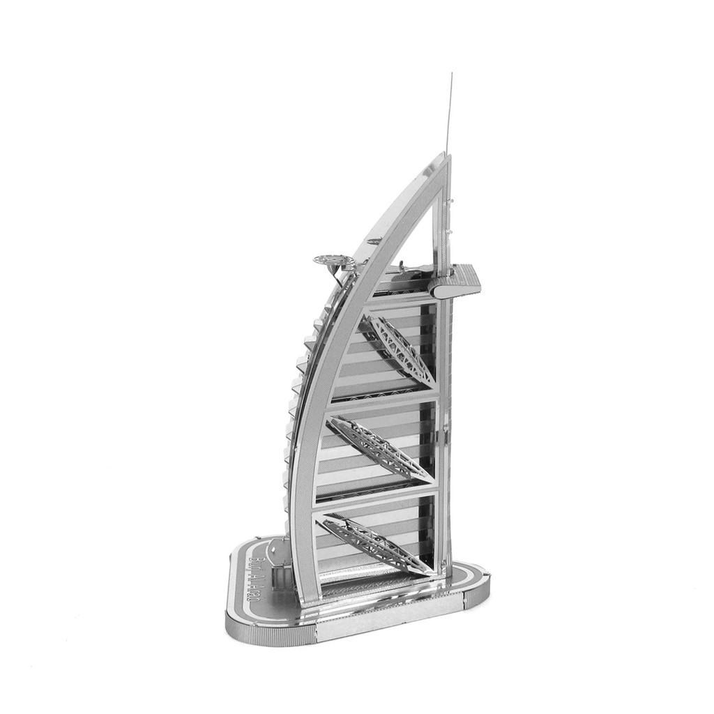 Burj Al Arab Para Montar - Réplica arquitetura hotal dubai Maquete 3d Metal