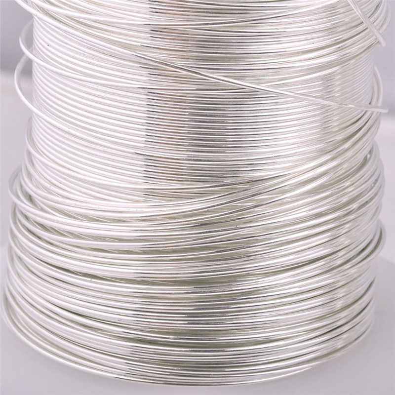 Nice 100cm 925 Sterling Silver Thread String Cord Wire DIY Jewelry Beading Craft 