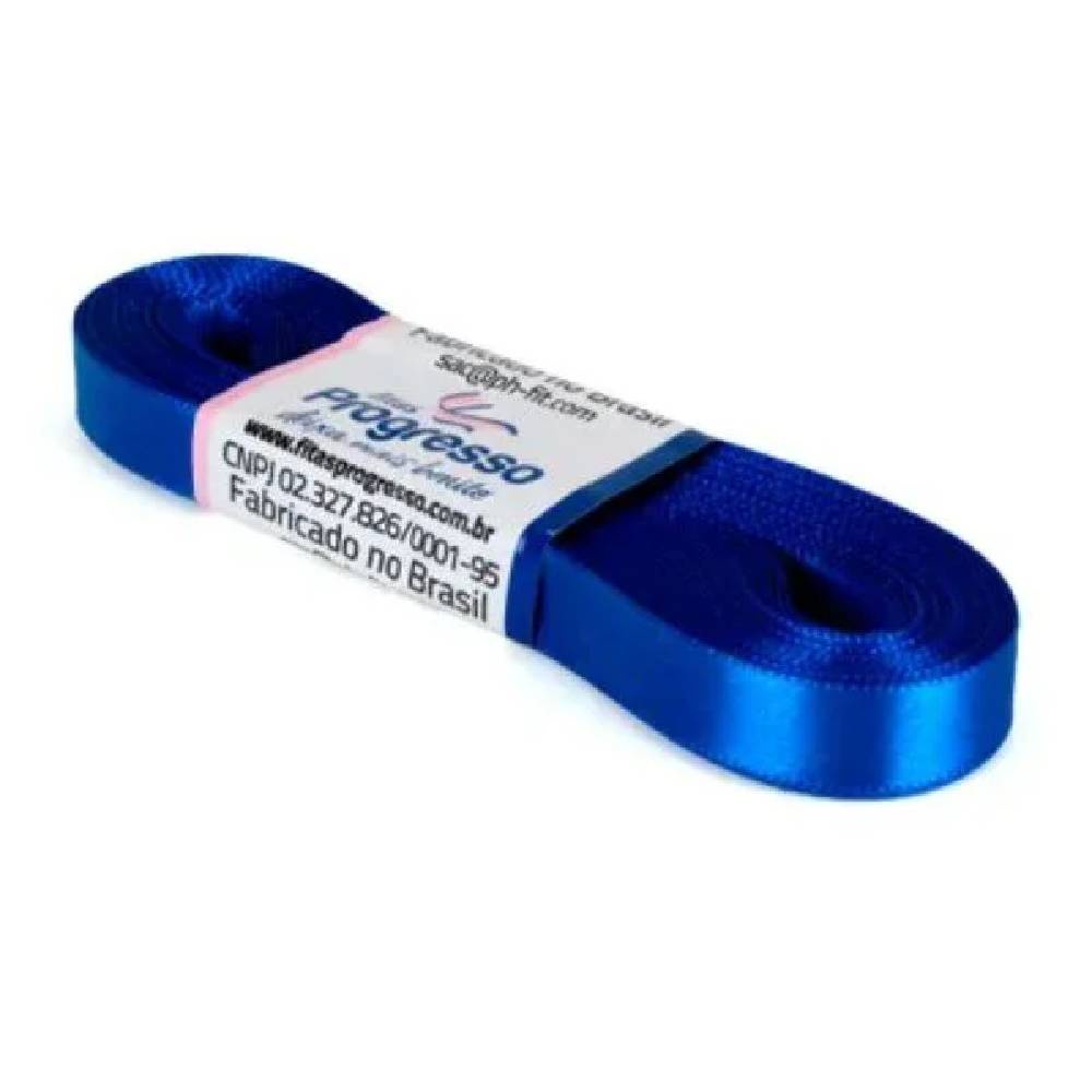 Fita de Cetim Progresso 10mm nº2 - 10m 214 Azul Royal - 1un em Oferta na Shopee