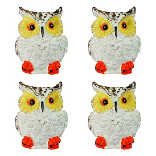 Coruja em PE Miniatura PCT C/ 4 PCS em Oferta na Shopee