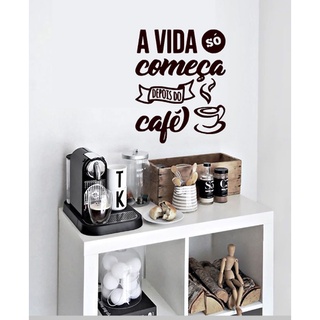 Adesivo em vinil amor café