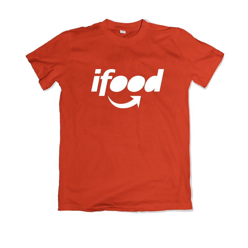 Camiseta Ifood Camisa Comida Entregador Serviço