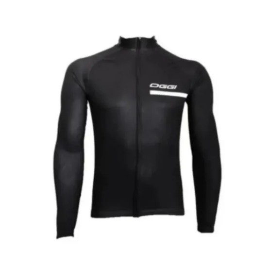 Camisa Ciclismo Oggi Tour B. Wheel Preta Manga Longa - Liquidação, pra acabar!!!