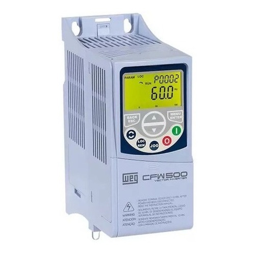 Inversor Frequência Cfw500 0,5cv 220v Mono/trifásico Weg