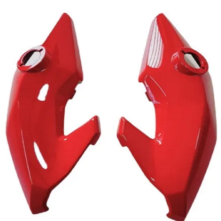 Par Bananinhas Carenagem Lateral do Farol Cg Titan 150 FAN START 125 150 160 2014 a 2021 VERMELHO em Oferta na Shopee