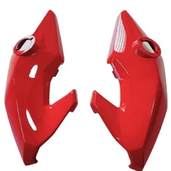 Par Bananinhas Carenagem Lateral do Farol Cg Titan 150 FAN START 125 150 160 2014 a 2021 VERMELHO