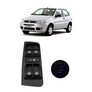 Botão Interruptor Automotivo Vidro Elétrico Quádruplo Fiat Palio Siena