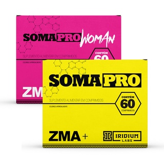Kit Soma Pro ZMA + Soma Pro Woman Pré Hormonal ZMA