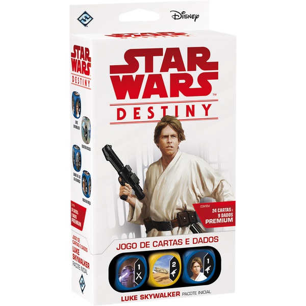 Luke Skywalker Pacote Inicial - Starter Set - Star Wars Destiny