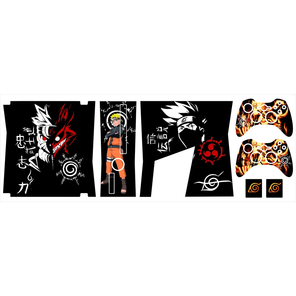 Skin adesiva para Xbox 360   Slim - Naruto
