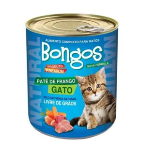 Lata Ração Patê para Gato Bongos - Patê para Gatos 280g em Oferta na Shopee