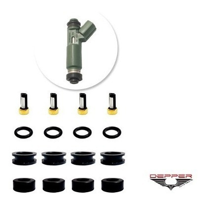 Reparo P/4 Bico Injetor Corolla 1.8 16v Denso 23250-22040