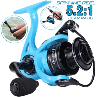 Carretel De Pesca Sougayilang Giratório 5.2 : 1 Relação Da Engrenagem Série 2000 Roda Max Grag 8-10kg