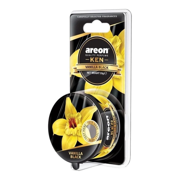 Aromatizante De Carro Vanilla Black Areon Ken O Melhor