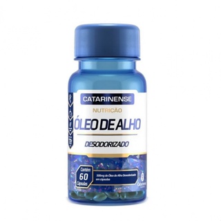 oleo de alho desodorizado catarinense 60 capsulas em Oferta na Shopee