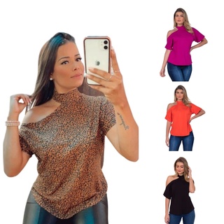 Blusinha Ciganinha Feminina Blogueira Blusa Shocker Barato