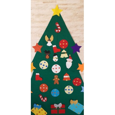 Árvore de Natal Infantil com 1 metro e meio e 30 enfeites | Shopee Brasil