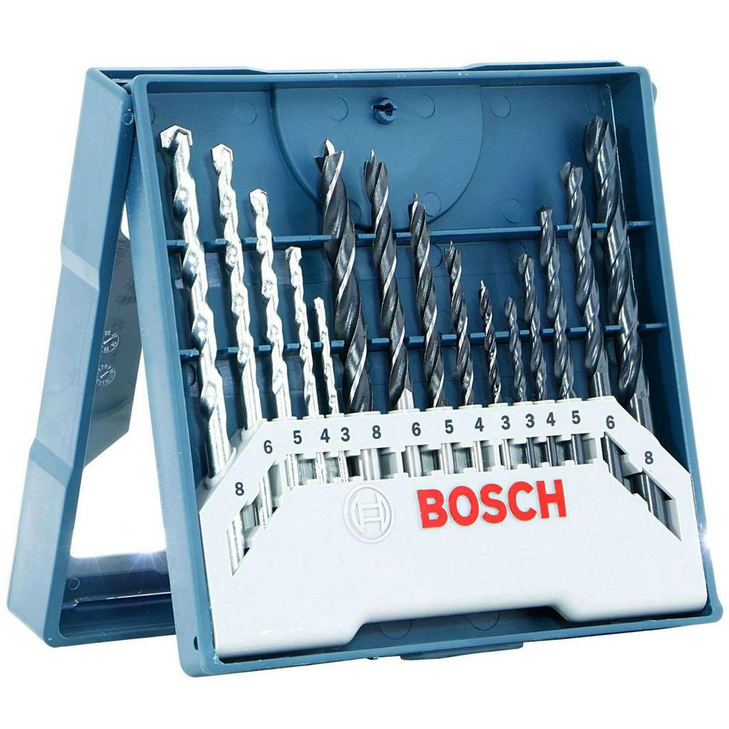 Kit Brocas Bosch Para Furadeira E Parafusadeira 15 Pecas - Escorrega o ...