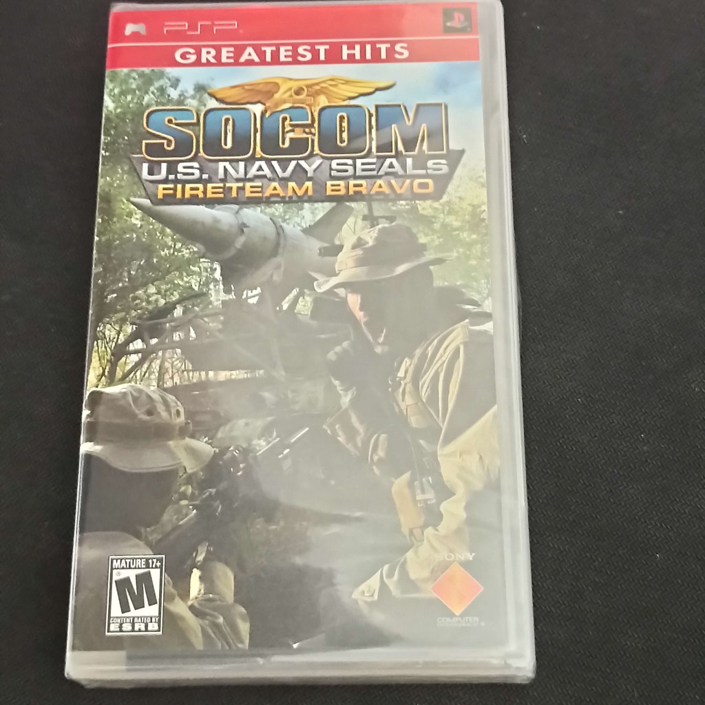 Socom U S Navy Seal Fireteam Bravo Psp Jogo Lacrado Shopee Brasil