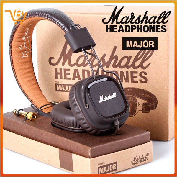 Marshall Major Fone De Ouvido De Couro Graves Profundos Hifi Fone De Ouvido Dj Monitor Profissional, Caso Marshtodos